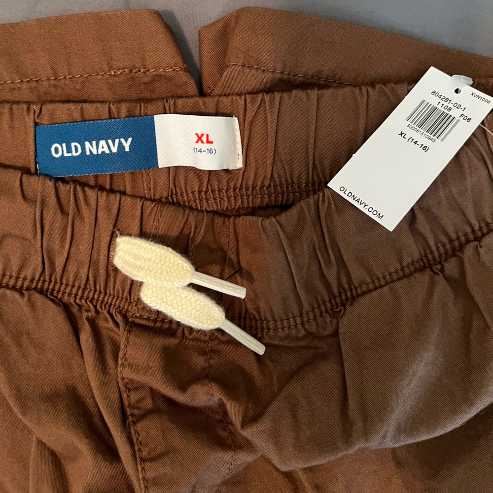Old Navy Boys Brown Cargo Shorts Size  XL 14-16
